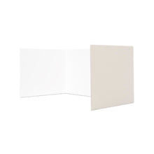 Corrugated Study Carrels, 12" x 48", White, Pack of 24