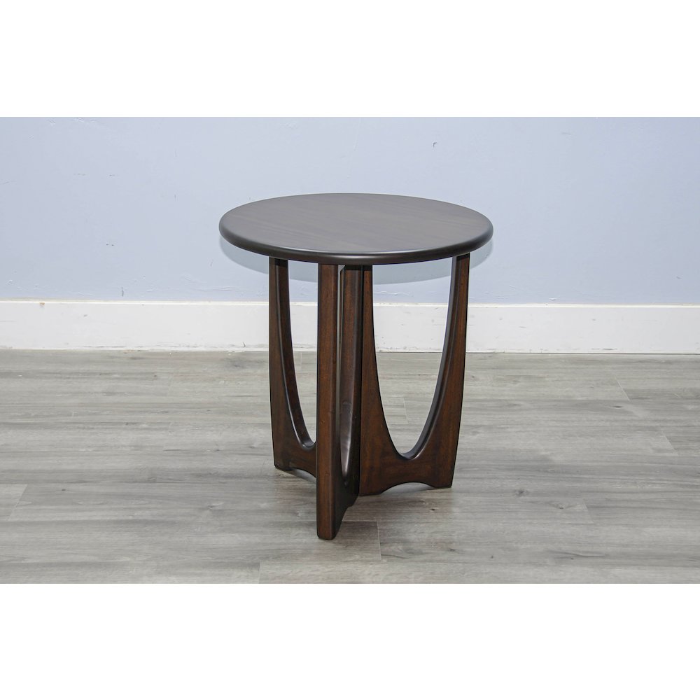 Sinatra Chair Side Table, Coffee Bean