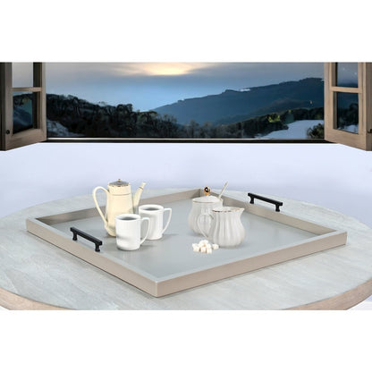 Square Tessa Ottoman Tray