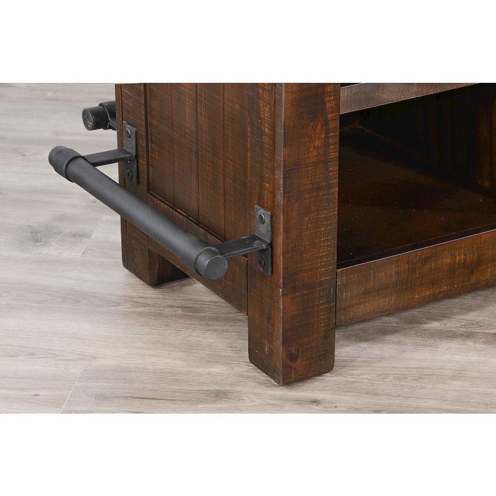 80" Traditional Wood Home Bar