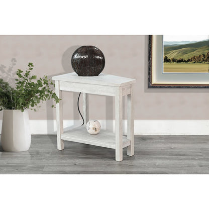 Chair Side Table with Power Strip