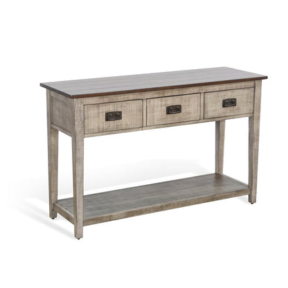 Sofa Table, Tobacco Leaf/Alpine Grey
