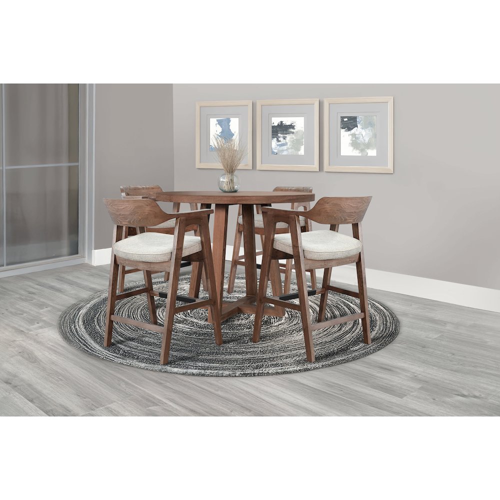 Mia Round Counter Height Table