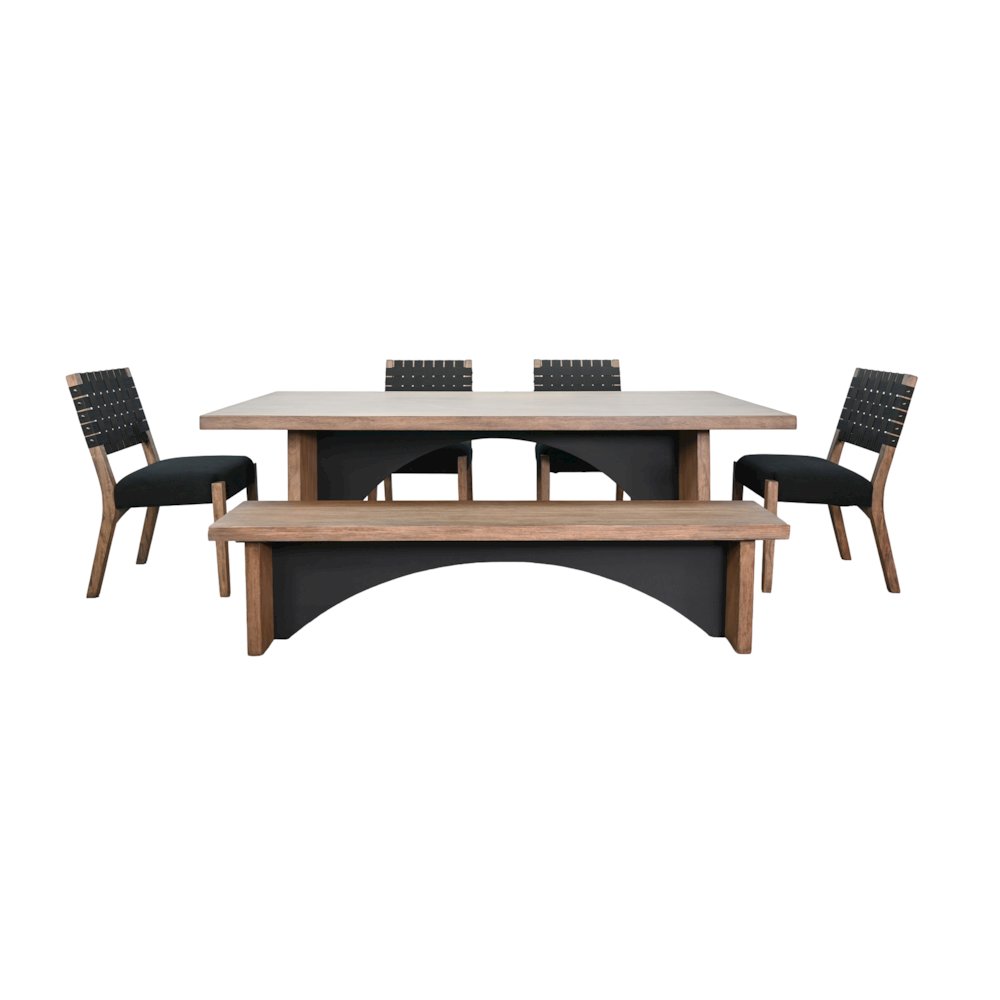 Modern Rectangular Arch Dining Set