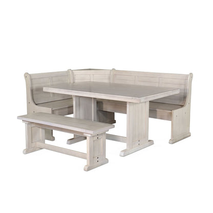 Wood Breakfast Nook Dining Set