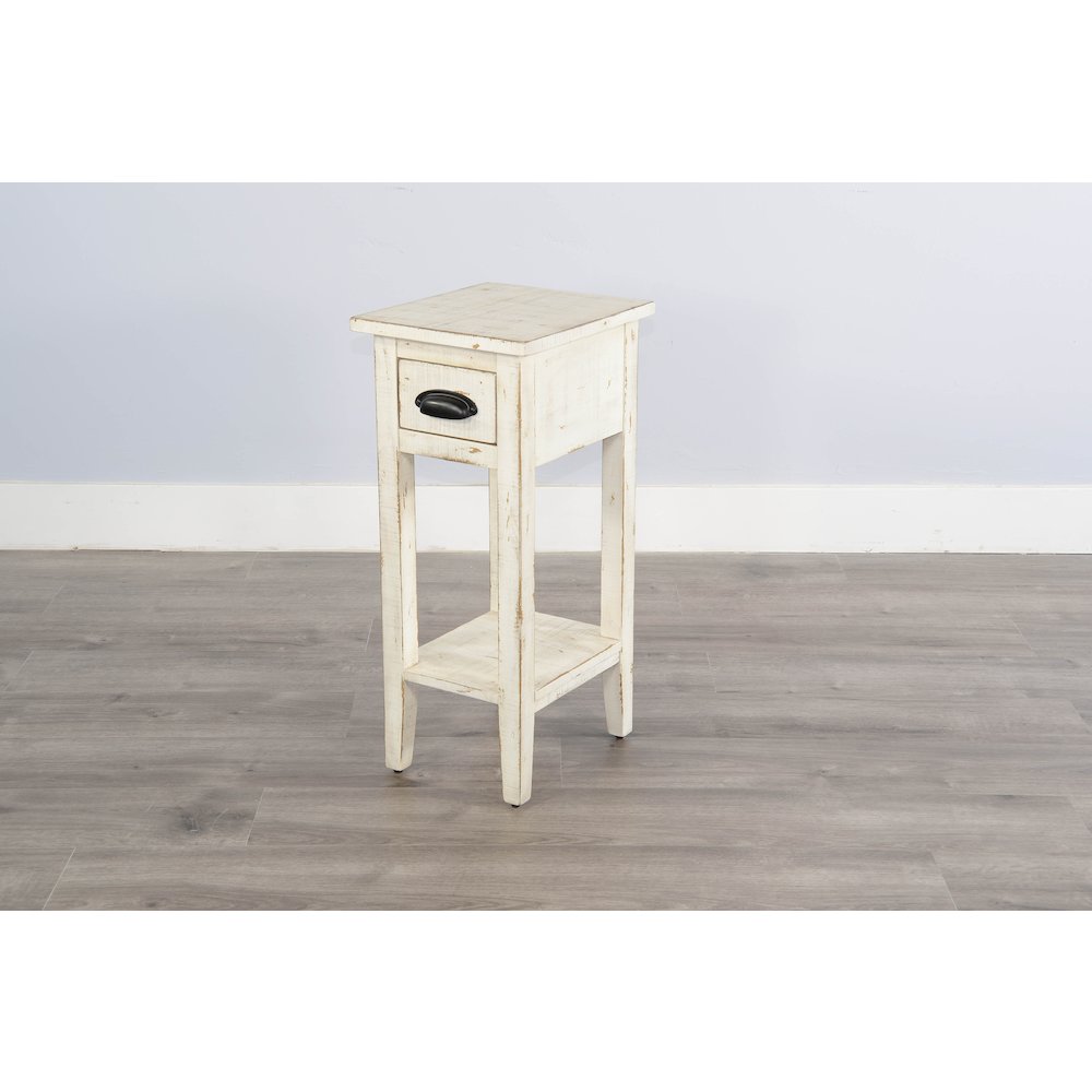 White Sand Chair Side Table