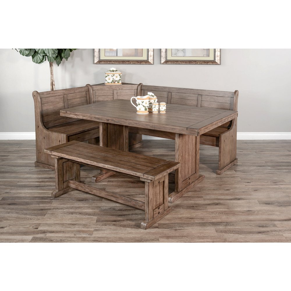 Wood Breakfast Nook Dining Set