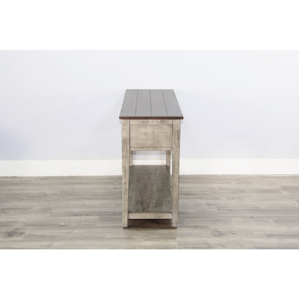 Sofa Table, Tobacco Leaf/Alpine Grey