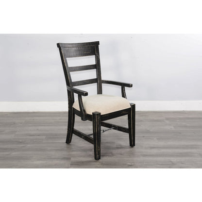 Wood Arm Dining Chair (Set of 2)