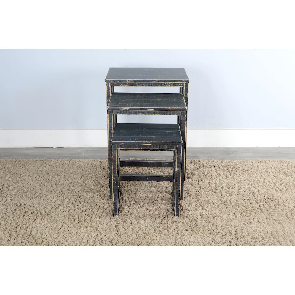 Black Sand Nesting Table