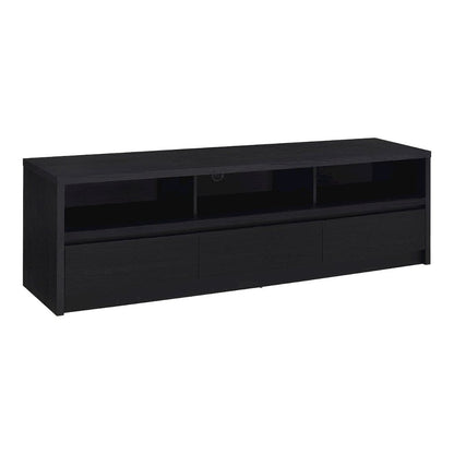 Rutland 78-inch 3-drawer TV Stand Media Console Black