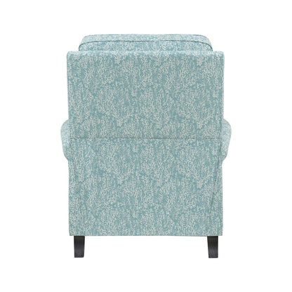 ProLounger Pushback Recliner in Sky Blue Coral Print