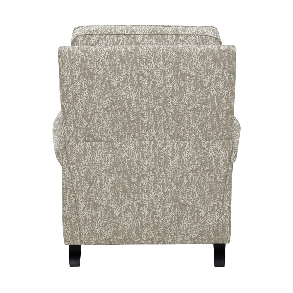 ProLounger Pushback Recliner in Taupe Coral Print