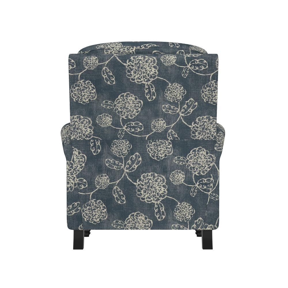 ProLounger Pushback Recliner in Caribbean Blue Floral Print