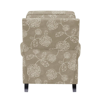 ProLounger Pushback Recliner in Taupe Floral Print