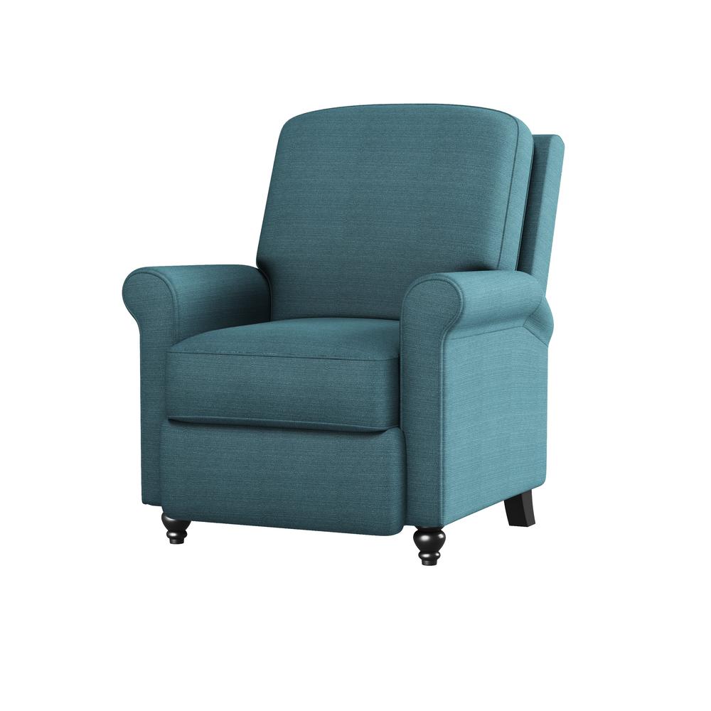 ProLounger Pushback Recliner in Caribbean Blue Linen