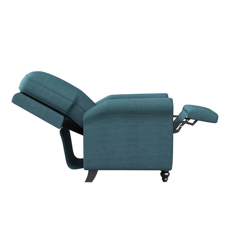 ProLounger Pushback Recliner in Caribbean Blue Linen