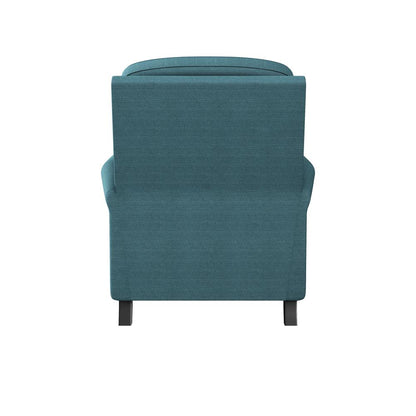 ProLounger Pushback Recliner in Caribbean Blue Linen