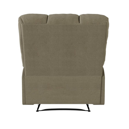 ProLounger Wall Hugger Recliner in Sage Microfiber with Square Tufted Back
