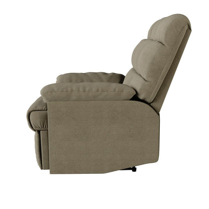 ProLounger Wall Hugger Recliner in Sage Microfiber with Square Tufted Back