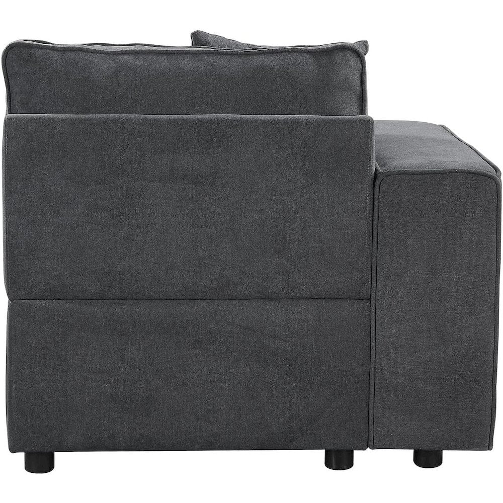 Silvester Modular - Armrest (2Pcs), Gray Fabric