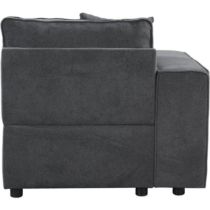 Silvester Modular - Armrest (2Pcs), Gray Fabric