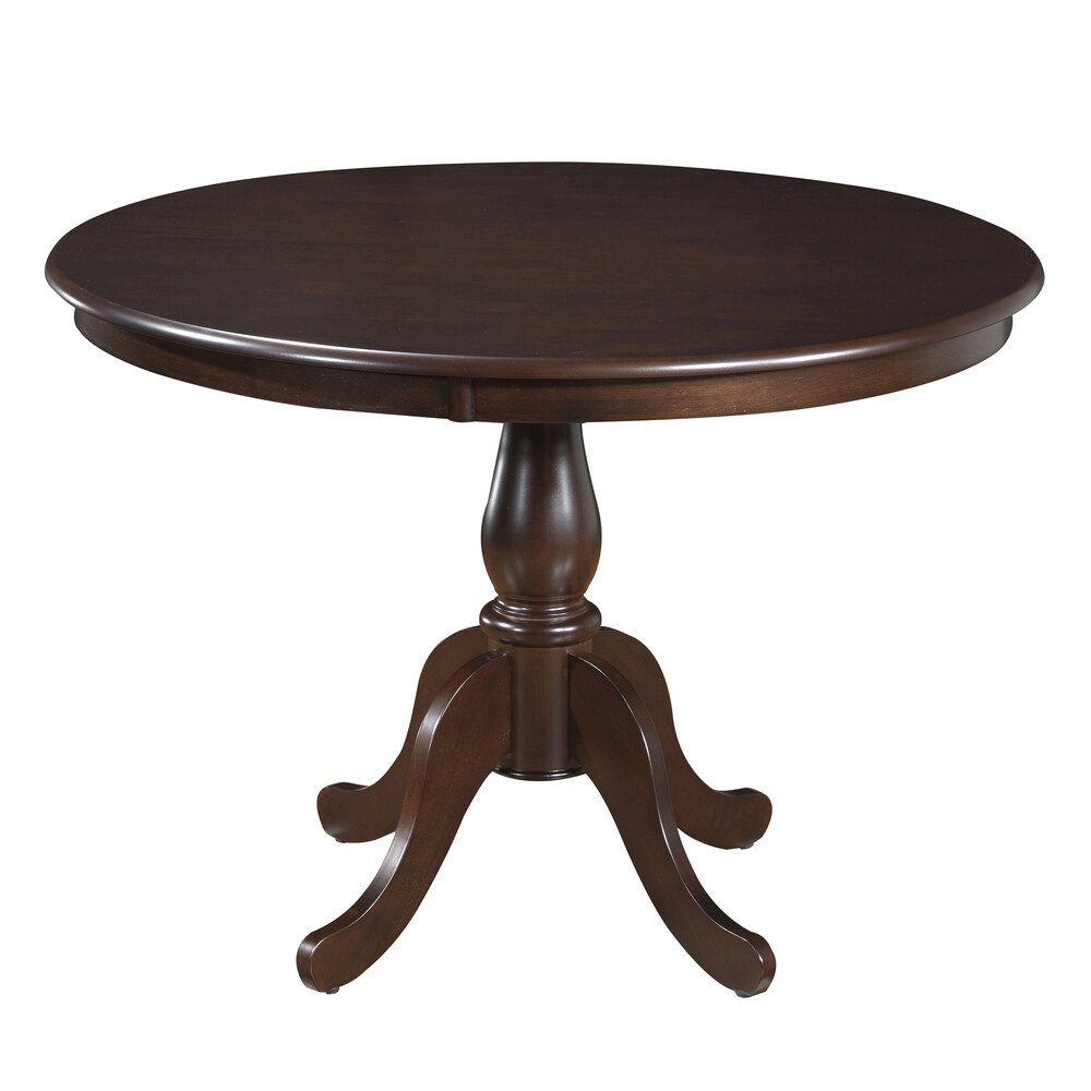 Fairview 42" Pedestal Dining Table with 4 Whitman Dining Chairs - Espresso