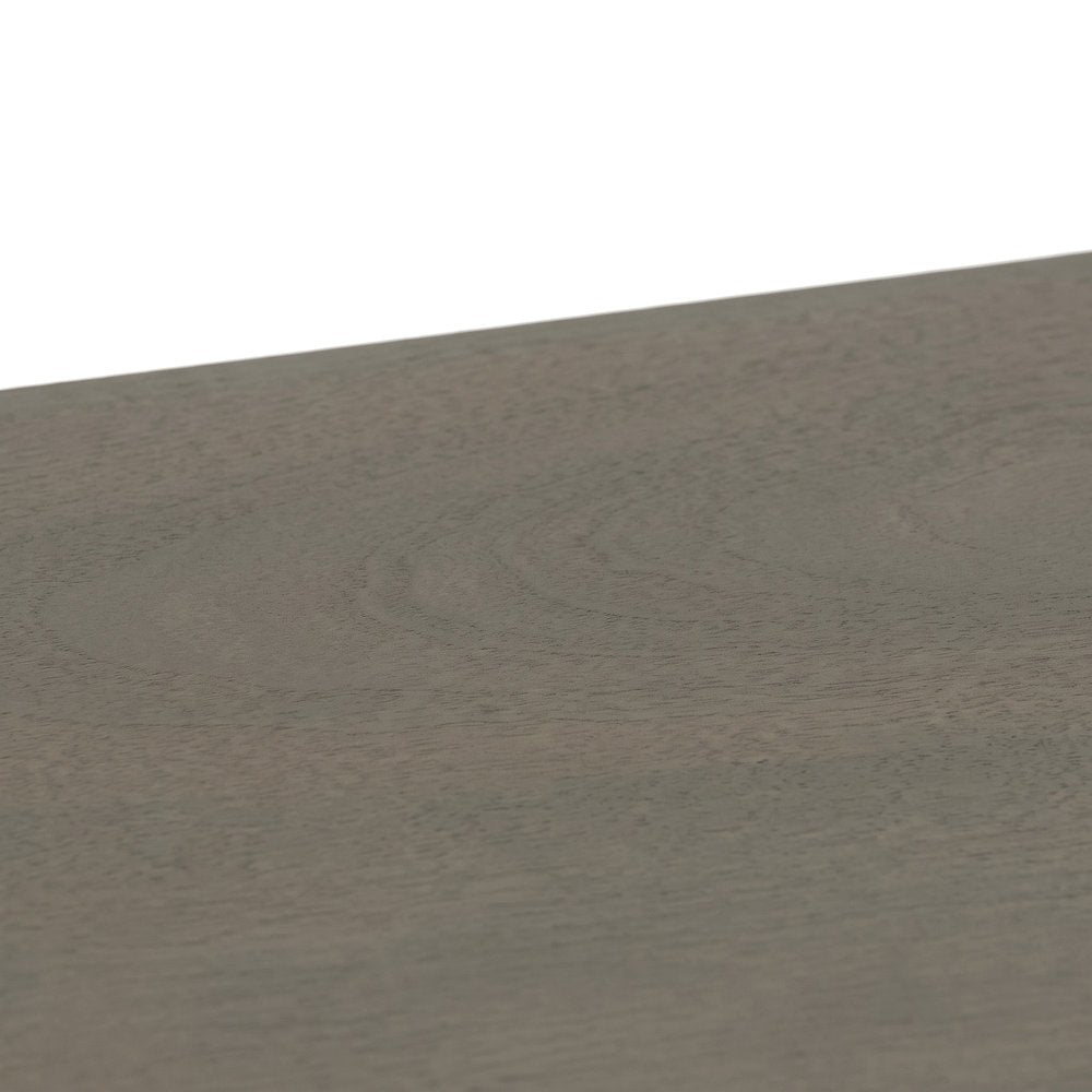 FurniFact Pub Table with Rubberwood Legs and Rectangular Top, Espresso