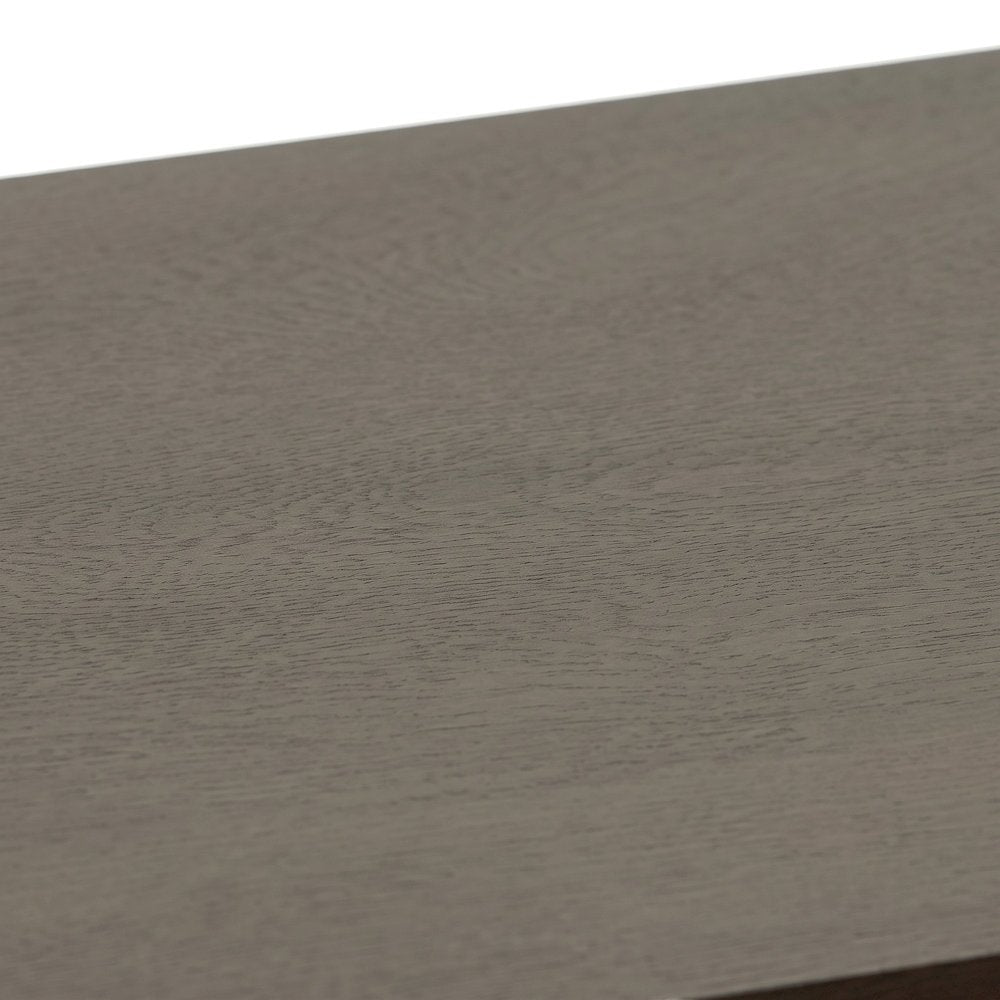 FurniFact Pub Table with Rubberwood Legs and Rectangular Top, Espresso