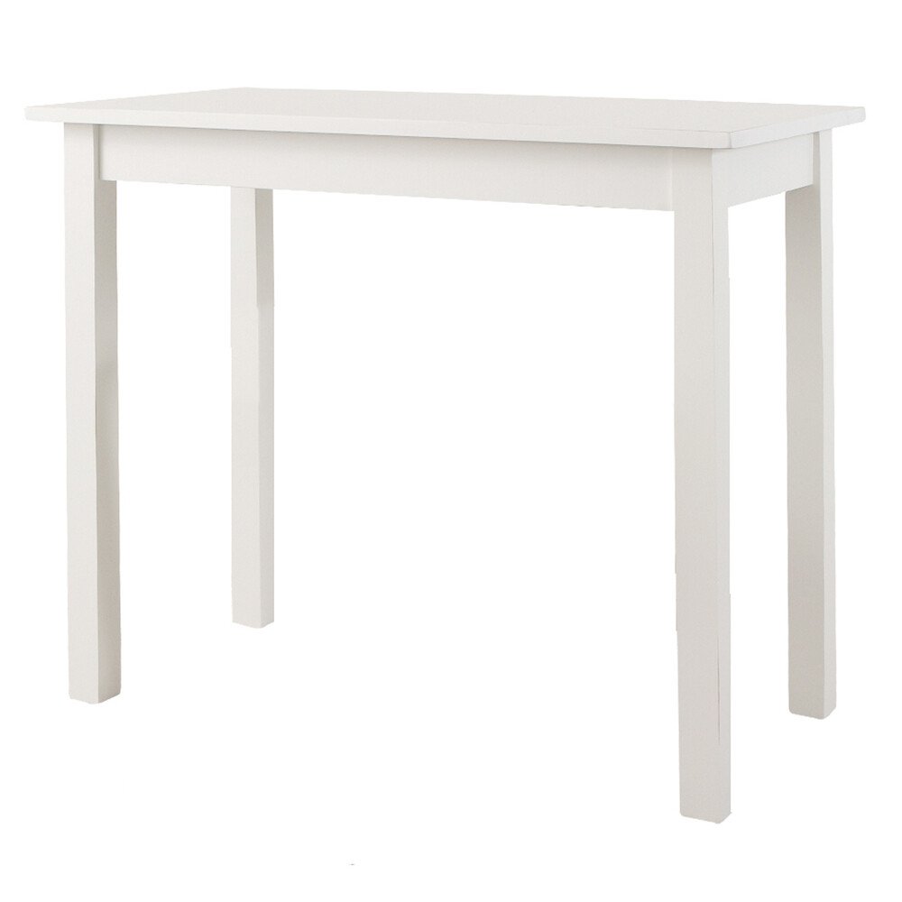 Tavern Pub Bar with 2 Counter Stools - Antique White
