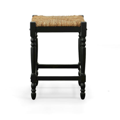 Hawthorne Bar Table with 2 Counter Stools - Antique Black