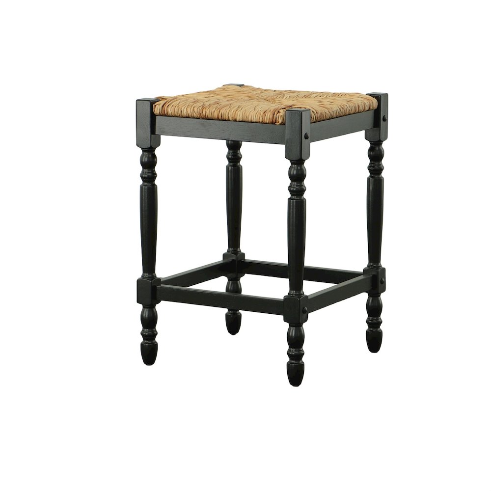 Hawthorne Bar Table with 2 Counter Stools - Antique Black