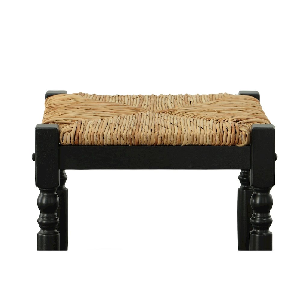 Hawthorne Bar Table with 2 Counter Stools - Antique Black