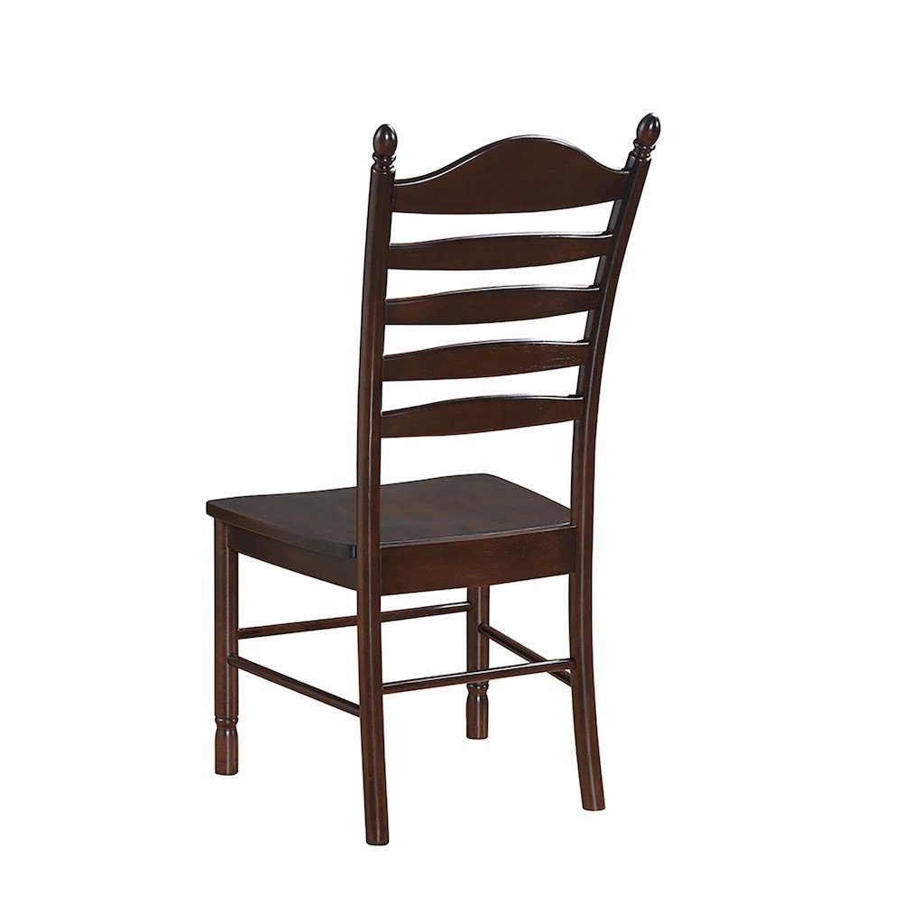 Monet X Base Dining Table with 2 Whitman Dining Chairs - Espresso