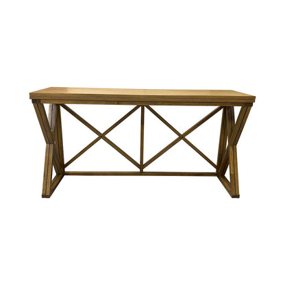 Taylor Flip Top Bar Table with 4 Counter Stools - Golden Oak