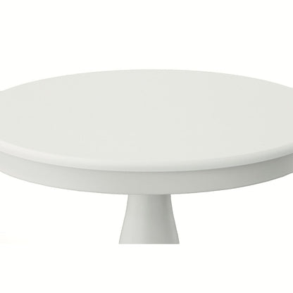 Fairview 30" Pedestal Dining Table with 2 Windsor Dining Chairs - Pure White