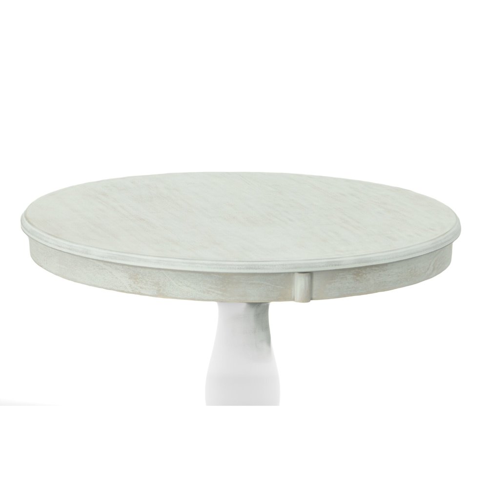 Fairview 30" Pedestal Dining Table with 2 Vera Dining Chairs - Whitewash