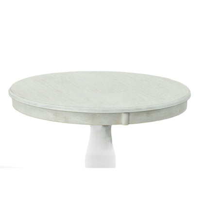 Fairview 30" Pedestal Dining Table with 2 Vera Dining Chairs - Whitewash