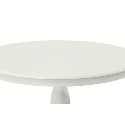 Fairview 42" Pedestal Dining Table with 4 Windsor Dining Chairs - Pure White