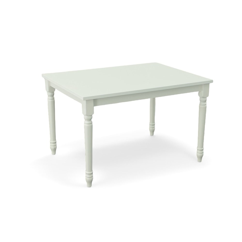 Draven Farmhouse Dining Table with 4 Laurant Upholstered Dining Chair