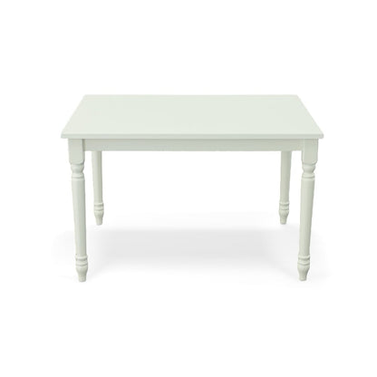 Draven Farmhouse Dining Table with 4 Laurant Upholstered Dining Chair