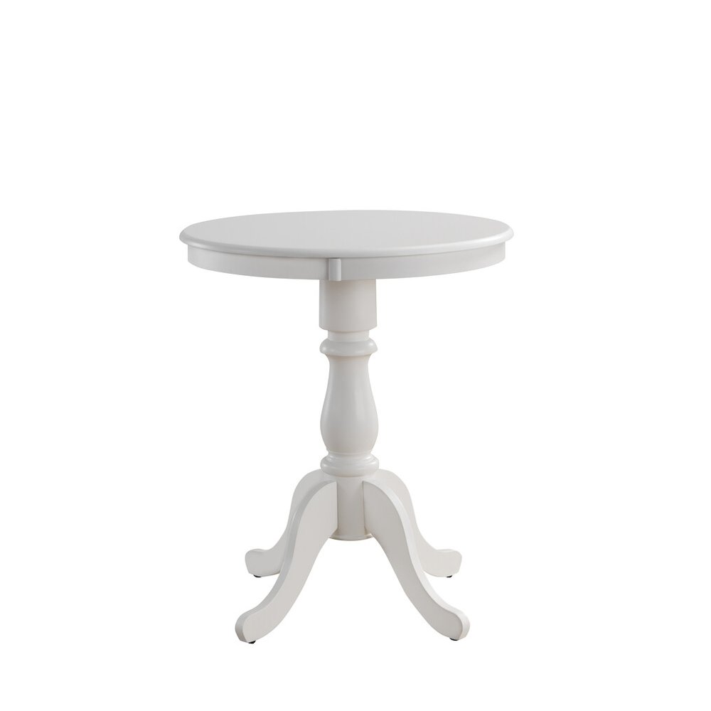 Fairview 30" Round Pedestal Bar Table with 2 Saga 25" Counter Stools