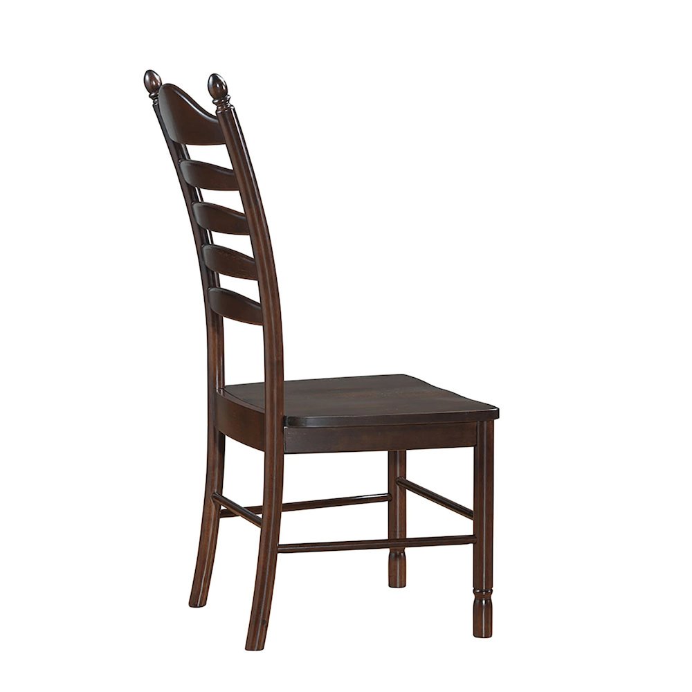 Fairview 42" Pedestal Dining Table with 4 Whitman Dining Chairs - Espresso