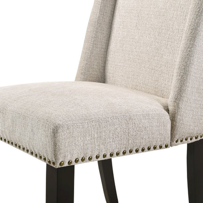 40" Round Dining Table and 4 Laurant Upholstered Dining Chairs