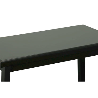Asian Thick Top 42" x 22" Bar Table - Antique Black