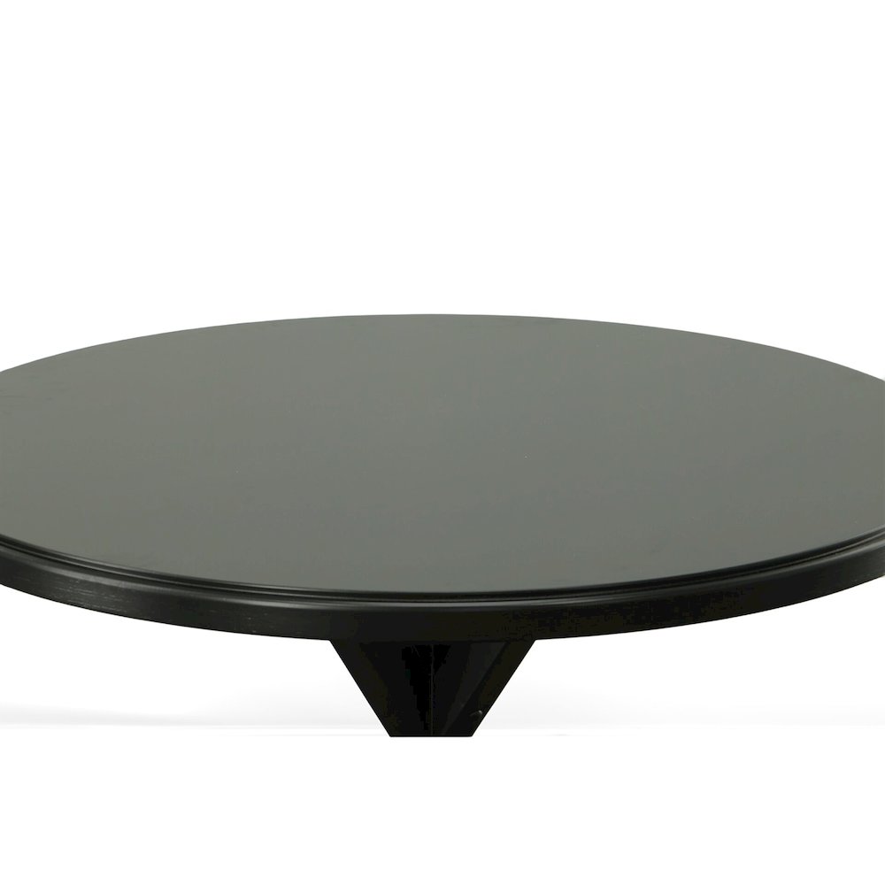 Monet X Base Dining Table with 2 Whitman Dining Chairs - Antique Black