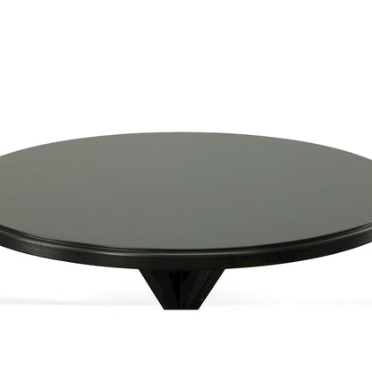 Monet X Base Dining Table with 2 Whitman Dining Chairs - Antique Black