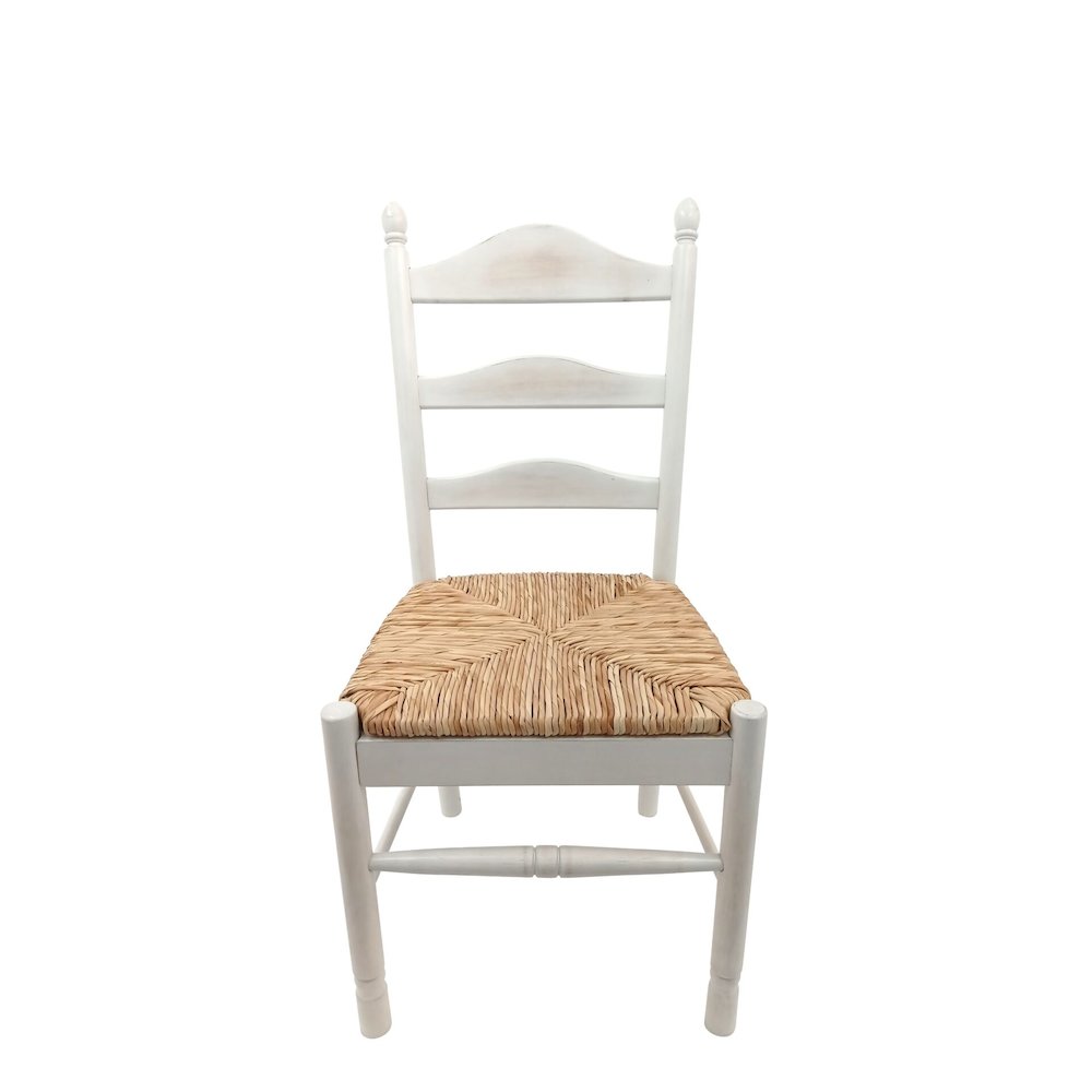 Fairview 30" Pedestal Dining Table with 2 Vera Dining Chairs - Whitewash