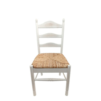 Fairview 30" Pedestal Dining Table with 2 Vera Dining Chairs - Whitewash