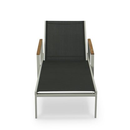 Braylee Reclining Chaise Lounge - Black